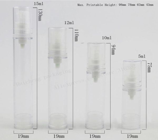 50 x travel 15ml 12ml 10ml 5ml clear airless lotion pump bottle emtpy refillable hand cream bottle with lotion pump container8359910
50 x travel 15ml 12ml 10ml 5ml clear airless lotion pump bottle emtpy refillable hand cream bottle with lotion pump container8359910
