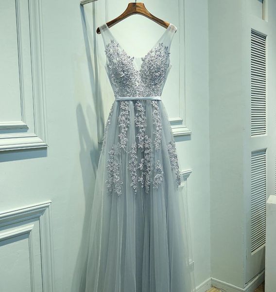vneck evening dress robe de soiree 2021 gray tulle with appliques party long dresses vestido festa7564242, Black;red
vneck evening dress robe de soiree 2021 gray tulle with appliques party long dresses vestido festa7564242, Black;red