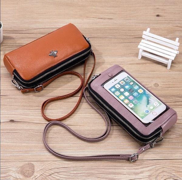 genuine leather women crossbody bags touch screen cell phone purse fashion shoulder bag mobile mini wallet card holder handbag for female
genuine leather women crossbody bags touch screen cell phone purse fashion shoulder bag mobile mini wallet card holder handbag for female