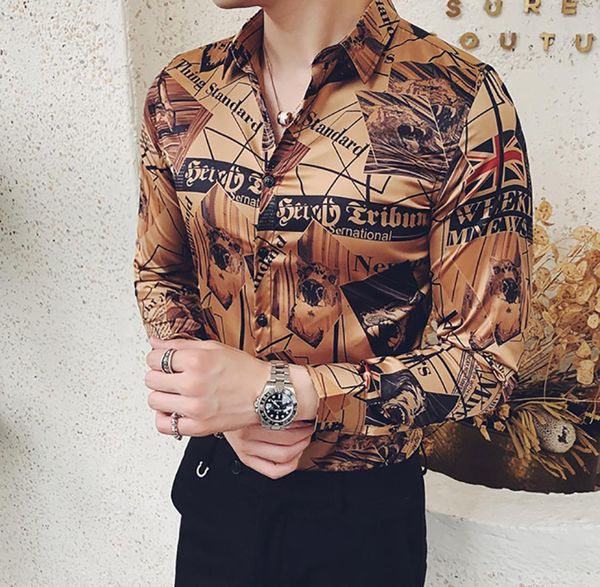 new european and american men039s long sleeve shirt men039s letter printed shirt casual shirt men party wear shirts9318283, Black
new european and american men039s long sleeve shirt men039s letter printed shirt casual shirt men party wear shirts9318283, Black