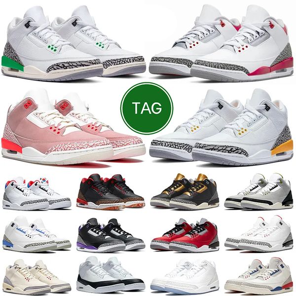 men wmen basketball shoes 3s 3 georgetown retro racer blue black cat unite unc pine green cement varsity royal rust pink mens trainer sports, White;red
men wmen basketball shoes 3s 3 georgetown retro racer blue black cat unite unc pine green cement varsity royal rust pink mens trainer sports, White;red