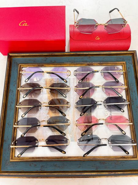 luxury sunglasses polaroid lens designer womens mens goggle senior eyewear for women eyeglasses frame vintage metal sun glasses with box ct0, White;black
luxury sunglasses polaroid lens designer womens mens goggle senior eyewear for women eyeglasses frame vintage metal sun glasses with box ct0, White;black