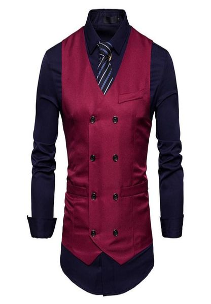 new men039s vest slim fit double breasted dress suit vests fashion slim fit men casual vest waistcoat gilet homme costume 031594448, Black;gray
new men039s vest slim fit double breasted dress suit vests fashion slim fit men casual vest waistcoat gilet homme costume 031594448, Black;gray