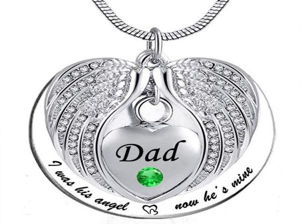 angel wing birthstone memorial keepsake ashes urn pendant necklace 039i used to be his angle now he039s mine039 4911493, Silver
angel wing birthstone memorial keepsake ashes urn pendant necklace 039i used to be his angle now he039s mine039 4911493, Silver