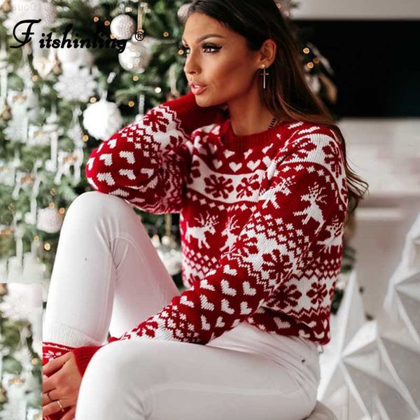 women's sweaters fitshinling winter ugly christmas sweater deer snowflake long sleeve red xmas jumper bohemian slim basic pullover knit, White;black
women's sweaters fitshinling winter ugly christmas sweater deer snowflake long sleeve red xmas jumper bohemian slim basic pullover knit, White;black