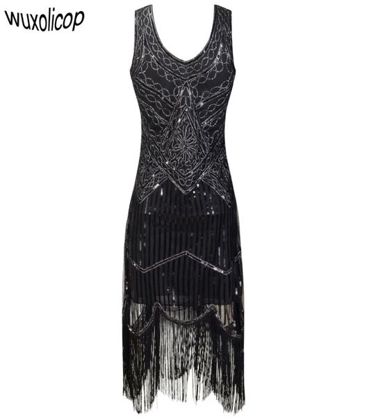 women party dress robe femme 1920s great gatsby flapper sequin fringe midi dress vestido summer art deco retro black dress y1901173108997, Black;pink
women party dress robe femme 1920s great gatsby flapper sequin fringe midi dress vestido summer art deco retro black dress y1901173108997, Black;pink