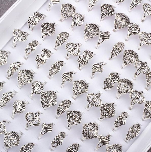 100pcs mix style flower elegant alloy band rings vintage rings for women jewelry whole lots9539411, Silver
100pcs mix style flower elegant alloy band rings vintage rings for women jewelry whole lots9539411, Silver