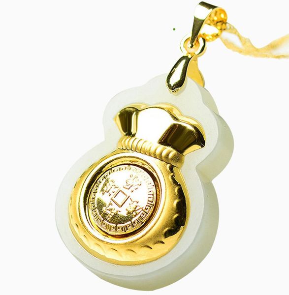 money bag hetian jade pendant good luck and money come jade necklace lovers lucky amulet 24k gold jewelry chinese fine jewelry3025948, Silver
money bag hetian jade pendant good luck and money come jade necklace lovers lucky amulet 24k gold jewelry chinese fine jewelry3025948, Silver