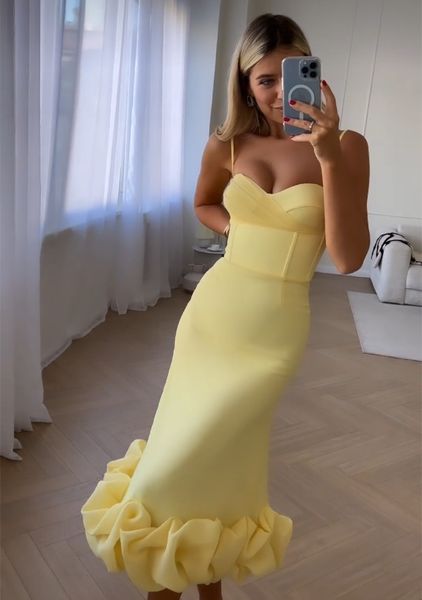 elegant short crepe sweetheart spaghetti evening dresses sheath yellow organza tea length zipper back prom dresses with pleats for women, Black;red
elegant short crepe sweetheart spaghetti evening dresses sheath yellow organza tea length zipper back prom dresses with pleats for women, Black;red