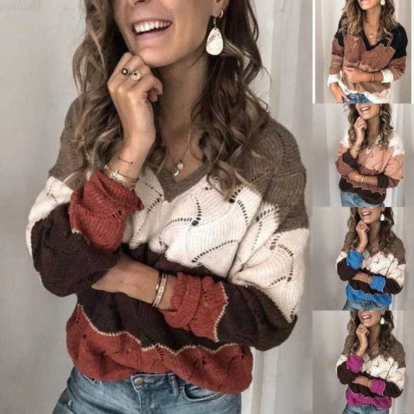 women's sweaters 2021 new autumn winter women v-neck long sleeve loose women sweater fashion patchwork thick pullover casual plus size, White;black
women's sweaters 2021 new autumn winter women v-neck long sleeve loose women sweater fashion patchwork thick pullover casual plus size, White;black