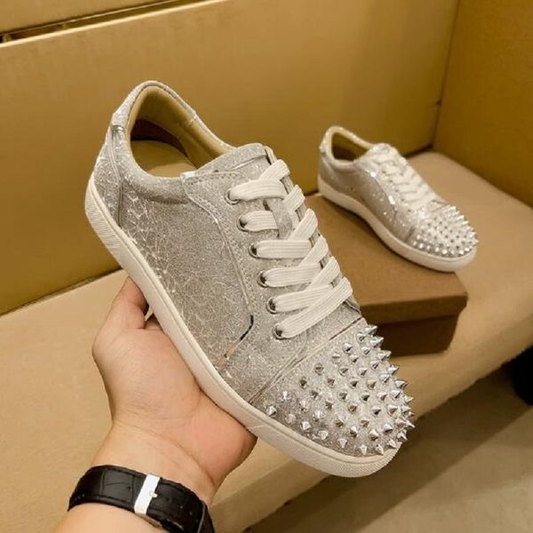 casual shoes men rivets sneakers runway flats women low spiked sneakers rubber sole luxury shoes zapatos mujer 1aa20, Black
casual shoes men rivets sneakers runway flats women low spiked sneakers rubber sole luxury shoes zapatos mujer 1aa20, Black
