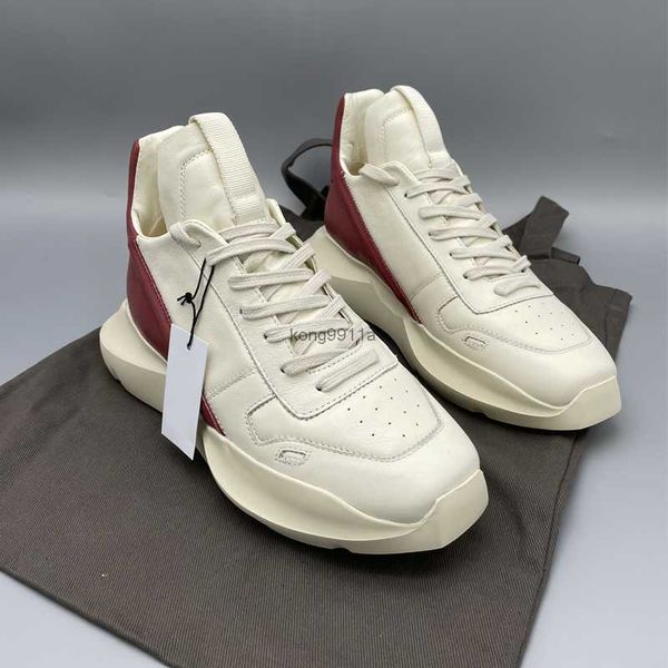 rick high street men sneakers genuine leather men's casual shoes women boots owens women's sneaker streetwear sport walking shoes, Black
rick high street men sneakers genuine leather men's casual shoes women boots owens women's sneaker streetwear sport walking shoes, Black