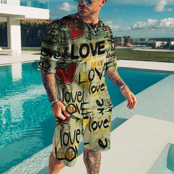 men's tracksuits 3d plus size summer men's summer sportswear set 2 peices sportswear t-shirt shorts casual beach style men's, Gray
men's tracksuits 3d plus size summer men's summer sportswear set 2 peices sportswear t-shirt shorts casual beach style men's, Gray