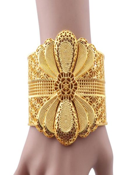 luxury indian big wide bangle 24k gold color flower bangles for women african dubai arab wedding jewelry gifts8231720, Black
luxury indian big wide bangle 24k gold color flower bangles for women african dubai arab wedding jewelry gifts8231720, Black