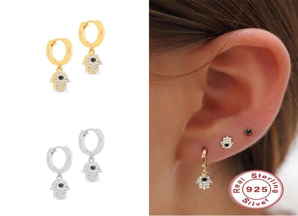 hoop huggie aide real 925 sterling silver hand earrings circle hamsa wedding jewellery for woman crystal zircon cz luxury9283362, Golden;silver
hoop huggie aide real 925 sterling silver hand earrings circle hamsa wedding jewellery for woman crystal zircon cz luxury9283362, Golden;silver