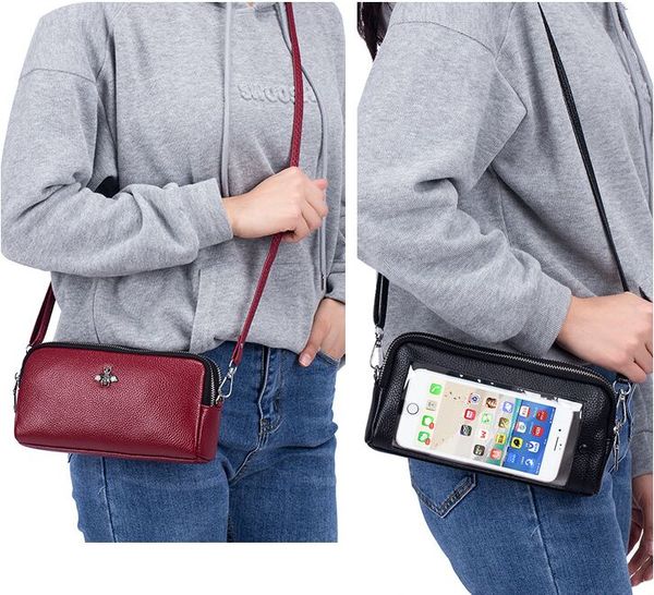 genuine leather women's shoulder mini bags straps mobile phone card holders wallet handbag money pockets girls small bags
genuine leather women's shoulder mini bags straps mobile phone card holders wallet handbag money pockets girls small bags