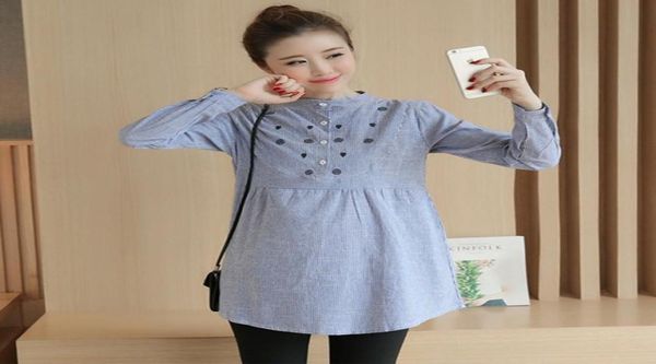 waist pleated embroidery cotton maternity shirt summer autumn blouse clothes for pregnant women pregnancy clothing1070771, White
waist pleated embroidery cotton maternity shirt summer autumn blouse clothes for pregnant women pregnancy clothing1070771, White