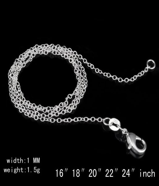 1mm 925 sterling silver chains link rolo necklace with lobster clasps jewelry for women 16 18 20 22 24inches us ems 3335922
1mm 925 sterling silver chains link rolo necklace with lobster clasps jewelry for women 16 18 20 22 24inches us ems 3335922