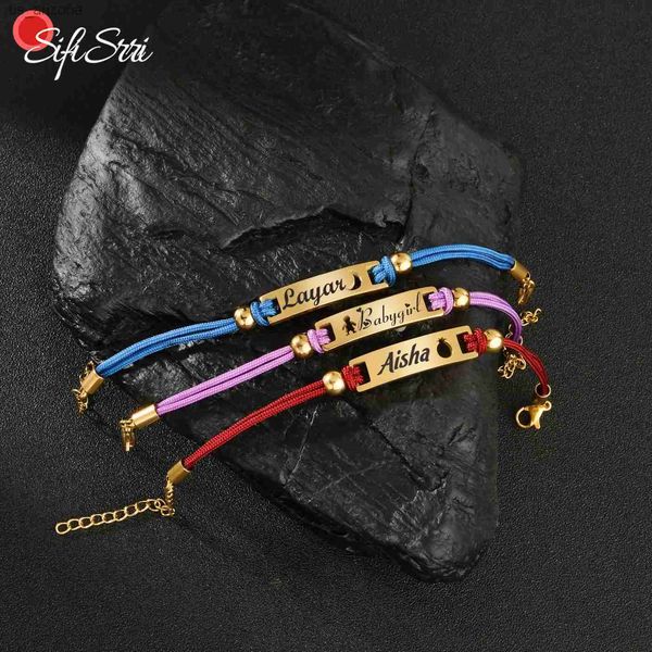 sifisrri custom baby name date bar nameplate red rope bracelet for girl boy stainless steel adjustable link chain jewelry gift l230620, Golden;silver
sifisrri custom baby name date bar nameplate red rope bracelet for girl boy stainless steel adjustable link chain jewelry gift l230620, Golden;silver