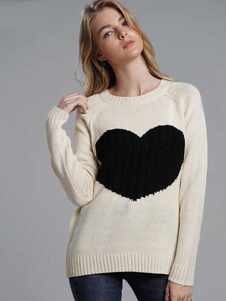 women's sweaters fitshinling heart patchwork lady's sweater casual slim pullover female clothes knitwear autumn winter cute sweate, White;black
women's sweaters fitshinling heart patchwork lady's sweater casual slim pullover female clothes knitwear autumn winter cute sweate, White;black
