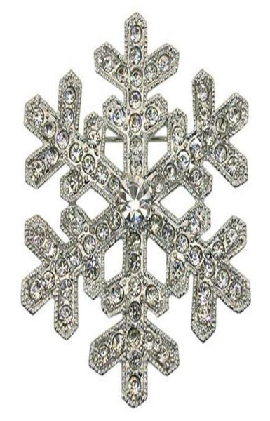 2 inch rhinestone crystal diamante snowflake brooch silver tone 8879610, Gray
2 inch rhinestone crystal diamante snowflake brooch silver tone 8879610, Gray