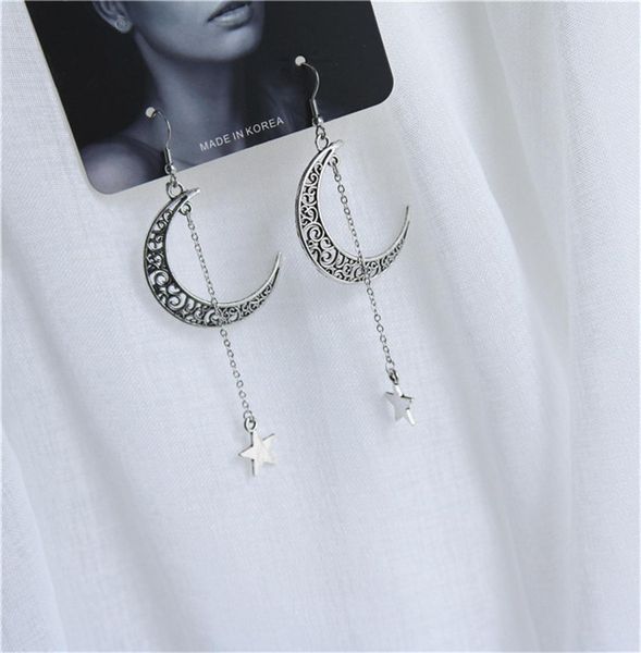 gothic retro punk moon stars stud earring for women girl jewelry fine statement earrings pretty gift decoration8074545, Golden
gothic retro punk moon stars stud earring for women girl jewelry fine statement earrings pretty gift decoration8074545, Golden