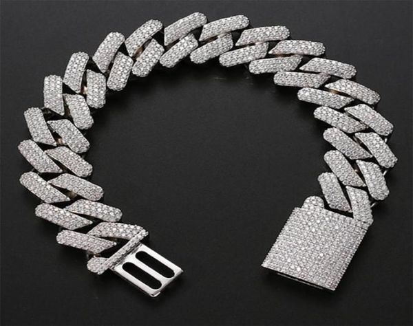 20mm diamond miami prong cuban link chain bracelets 14k white gold iced icy cubic zirconia jewelry 8inch 9inch cuban bracelet124315514598, Black
20mm diamond miami prong cuban link chain bracelets 14k white gold iced icy cubic zirconia jewelry 8inch 9inch cuban bracelet124315514598, Black