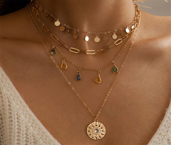 fahion multilayer rhinestone pendant necklaces for women party alloy 18k gold plated heart star moon water drop silver short choke9804960
fahion multilayer rhinestone pendant necklaces for women party alloy 18k gold plated heart star moon water drop silver short choke9804960