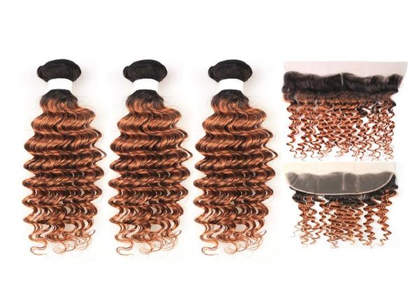 ombre 1b30 2 tone deep wave remy human hair weave bundles with frontal 13x47577068, Black;brown
ombre 1b30 2 tone deep wave remy human hair weave bundles with frontal 13x47577068, Black;brown