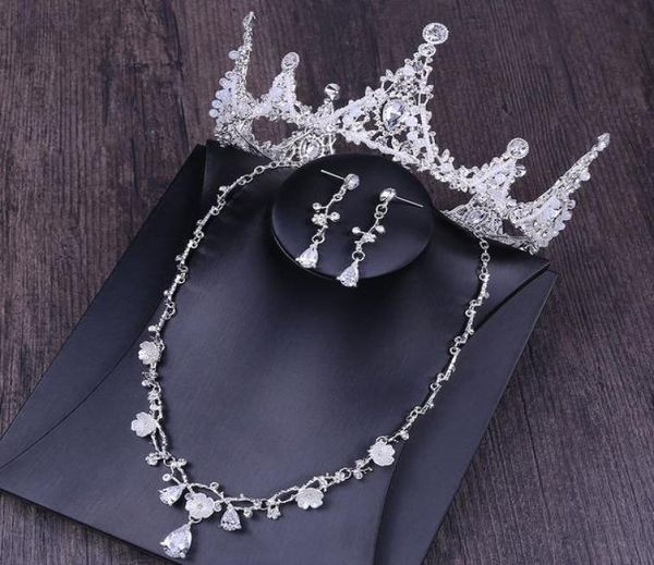 designer bridal headpieces crown necklace earrings three piece wedding party dress accessories diamond embellished birthday party 7454111, Silver
designer bridal headpieces crown necklace earrings three piece wedding party dress accessories diamond embellished birthday party 7454111, Silver