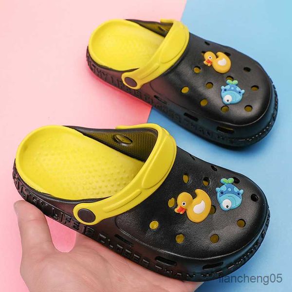 slipper summer kids sandals boys girls clogs mules cartoon baby slippers flat summer cartoon children' garden shoes r230718, Black;grey
slipper summer kids sandals boys girls clogs mules cartoon baby slippers flat summer cartoon children' garden shoes r230718, Black;grey