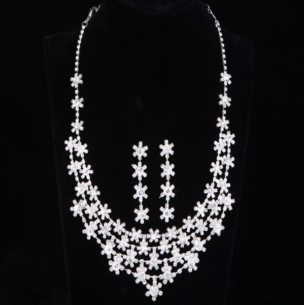wedding set bridal necklace earring jewelry set bridal accessories simple and elegant crystal clavicle beauty necklace for woman3406551, Silver
wedding set bridal necklace earring jewelry set bridal accessories simple and elegant crystal clavicle beauty necklace for woman3406551, Silver