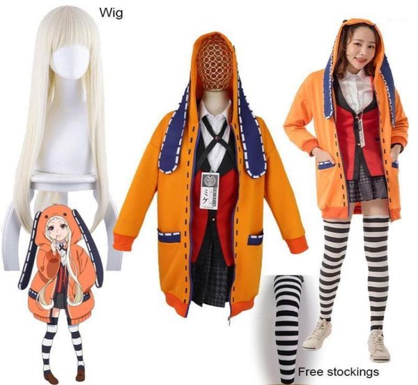 yomoduki runa cosplay costume kakegurui compulsive gambler runa cosplay wig and orange hooded jacket jk uniforms16245727, Black
yomoduki runa cosplay costume kakegurui compulsive gambler runa cosplay wig and orange hooded jacket jk uniforms16245727, Black