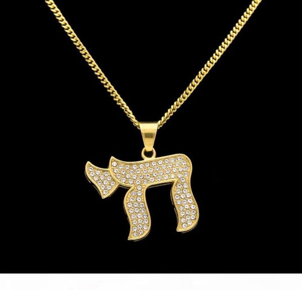 hip hop stainless steel chai jewish symbols exaggerated pendants necklaces luxury gold plated chain jewelry women accessories 6661946, Silver
hip hop stainless steel chai jewish symbols exaggerated pendants necklaces luxury gold plated chain jewelry women accessories 6661946, Silver
