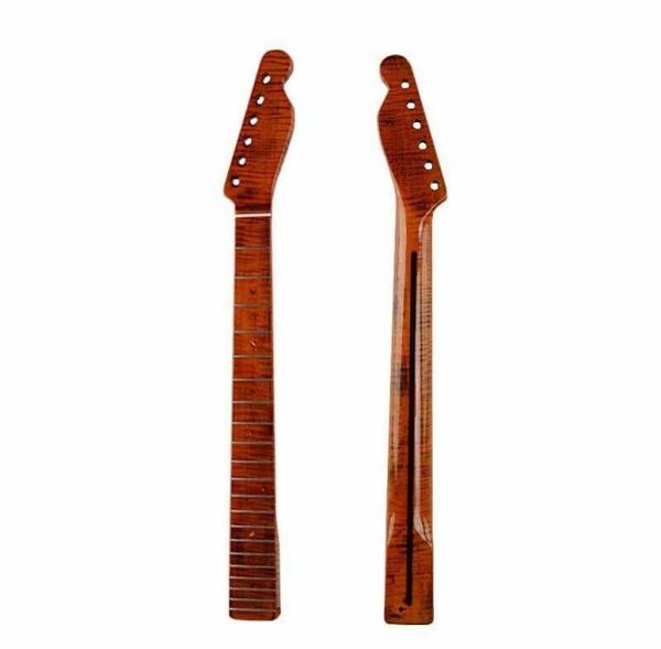 guitar tiger flame maple neck 21 fret replacement for tele telecaster p66990028
guitar tiger flame maple neck 21 fret replacement for tele telecaster p66990028