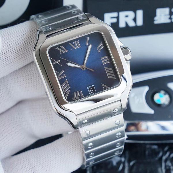 u1 aaa fashion men's santos watch sports style automatic mechanical movement 361l fine steel case strap exquisite appearance suitable g, Slivery;golden
u1 aaa fashion men's santos watch sports style automatic mechanical movement 361l fine steel case strap exquisite appearance suitable g, Slivery;golden