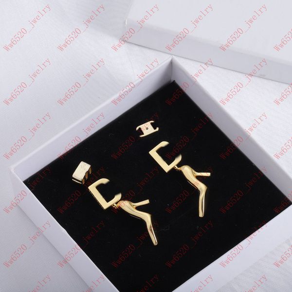 high heels pendant earrings trend personality styling brass gold plated earrings designer unique design sense letter earrings go with everyd, Golden
high heels pendant earrings trend personality styling brass gold plated earrings designer unique design sense letter earrings go with everyd, Golden