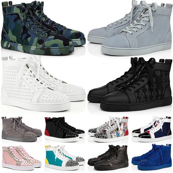 2023 red bottoms men women designer shoes luxury sneakers high low black white cool grey pink dark blue multi color mens trainers for party
2023 red bottoms men women designer shoes luxury sneakers high low black white cool grey pink dark blue multi color mens trainers for party
