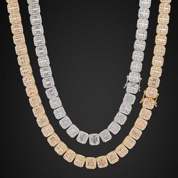 fashionable new square rock candy chain 12mm necklace bracelet street hip-hop trendsetter jewelry accessories, Silver
fashionable new square rock candy chain 12mm necklace bracelet street hip-hop trendsetter jewelry accessories, Silver