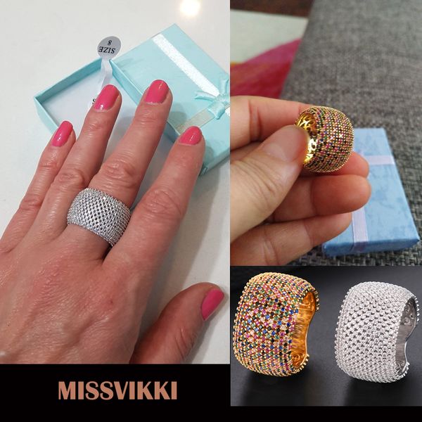 wedding rings missvikki luxury ring natural cubic zirconia fine fashion stone jewelry for women's gift design charm luxury 230717, Slivery;golden
wedding rings missvikki luxury ring natural cubic zirconia fine fashion stone jewelry for women's gift design charm luxury 230717, Slivery;golden