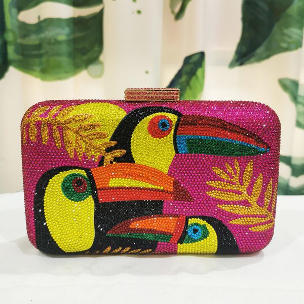 evening bags arrival xiyuan ab crystal bird clutch purse luxury women's clutches fashoin ladies diamond chain handbags 230718
evening bags arrival xiyuan ab crystal bird clutch purse luxury women's clutches fashoin ladies diamond chain handbags 230718