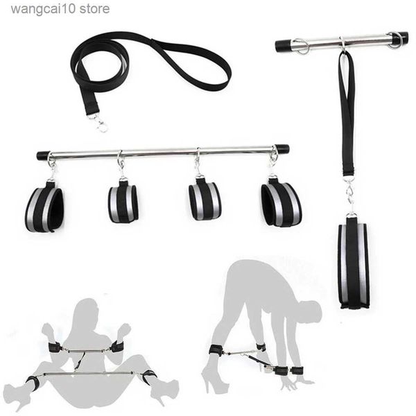 set sm bondage metal spreader bar slave hand ankle neck collar binding set position aid system couple flirt tool t230718, Red;black
set sm bondage metal spreader bar slave hand ankle neck collar binding set position aid system couple flirt tool t230718, Red;black