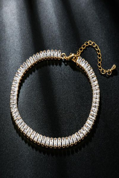 fashion girls women bracelet anklets yellow gold plated bling sqaure cz tennis anklets bracelet chains for girls women3034897, Black 
fashion girls women bracelet anklets yellow gold plated bling sqaure cz tennis anklets bracelet chains for girls women3034897, Black