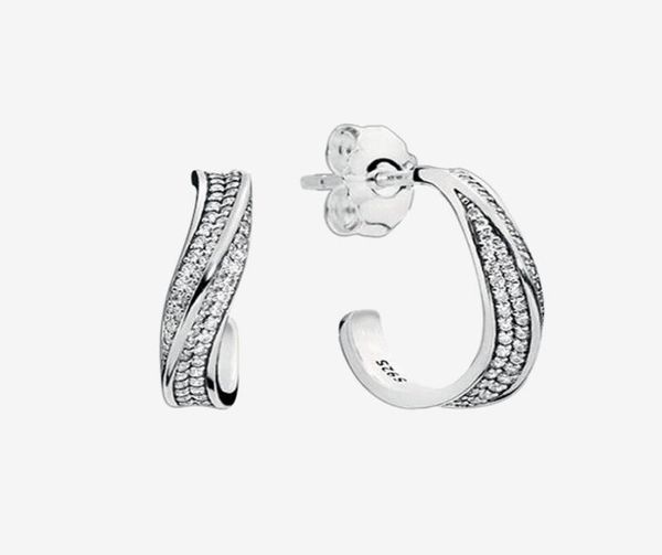 clear cz stone pave wave hoop earrings women's sparkling wedding gift with original box for 925 sterling silver earring sets6005705, Golden;silver
clear cz stone pave wave hoop earrings women's sparkling wedding gift with original box for 925 sterling silver earring sets6005705, Golden;silver