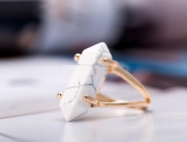 bullet shape hexagonal prism rings natural stone crystal quartz healing point chakra stone charm gold plated ring for women6406127, Golden;silver
bullet shape hexagonal prism rings natural stone crystal quartz healing point chakra stone charm gold plated ring for women6406127, Golden;silver
