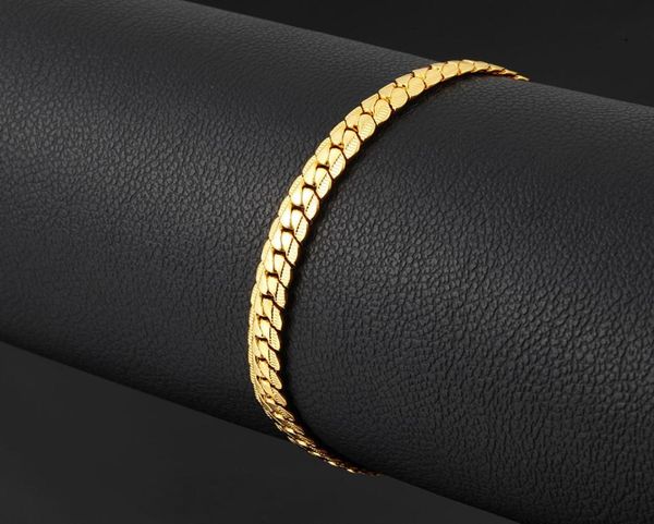 2020 new 6 mm1821cm luxury men039s gold bracelet plated 18k gold bracelets for men women jewelry couple bracelet1123380, Black
2020 new 6 mm1821cm luxury men039s gold bracelet plated 18k gold bracelets for men women jewelry couple bracelet1123380, Black