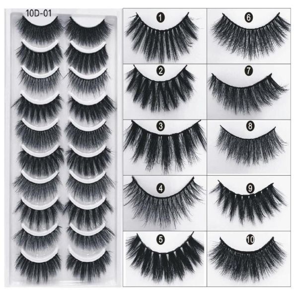 10 pairs faux mink eyelashes handmade makeup 3d natural false eyelashes long eyelash extension fake lashes6906849
10 pairs faux mink eyelashes handmade makeup 3d natural false eyelashes long eyelash extension fake lashes6906849