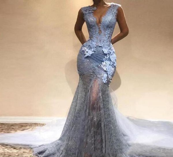 abendkleider 2020 dusty blue lace long mermaid prom dresses v neck sleeveless formal party gowns vestido de festa5030262, Black
abendkleider 2020 dusty blue lace long mermaid prom dresses v neck sleeveless formal party gowns vestido de festa5030262, Black