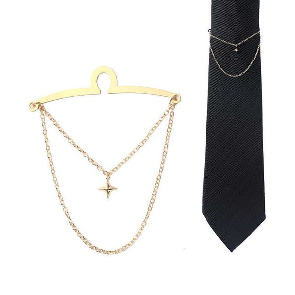 cuff links new star cross tie clip fashion men's tassel chain business wedding ties accessories high-end necktie clips luxulry jewelry, Silver
cuff links new star cross tie clip fashion men's tassel chain business wedding ties accessories high-end necktie clips luxulry jewelry, Silver