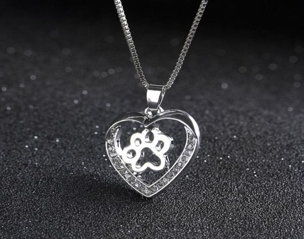 whole fashion dog paw print heart pendant necklace for women spring style animal lover necklaces jewelry accessory1452718, Silver
whole fashion dog paw print heart pendant necklace for women spring style animal lover necklaces jewelry accessory1452718, Silver